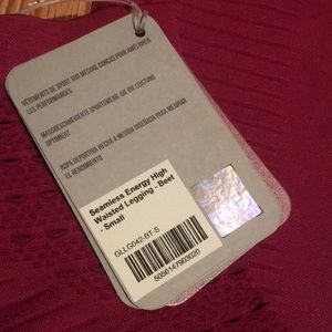 Gymshark beet red high waisted leggings small